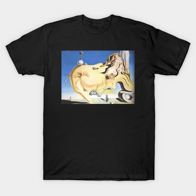 The Great Masturbator Famous Painting By Dali T-Shirt T-Shirt by J0k3rx3